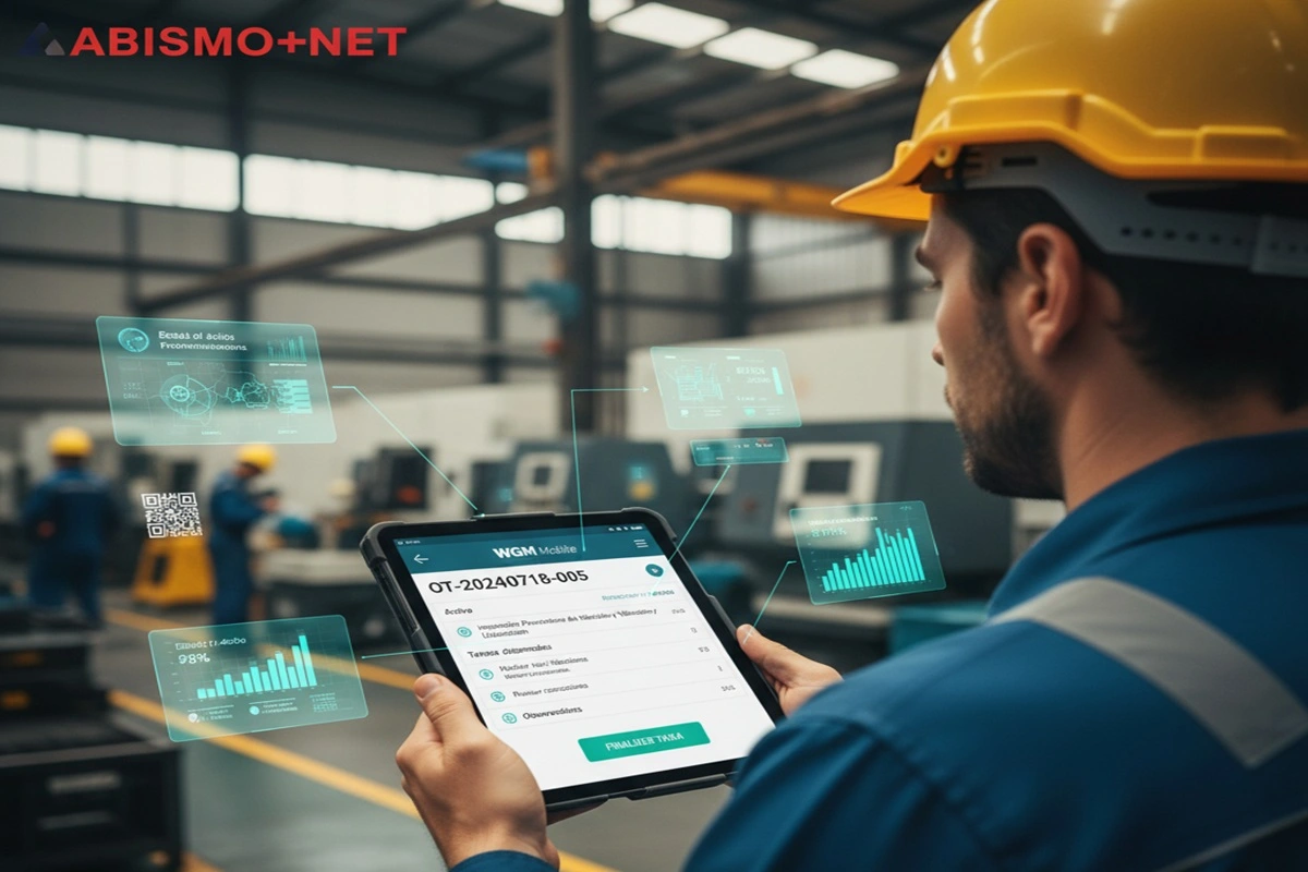 La orden de trabajo con Abismo-net y WGM Mobile